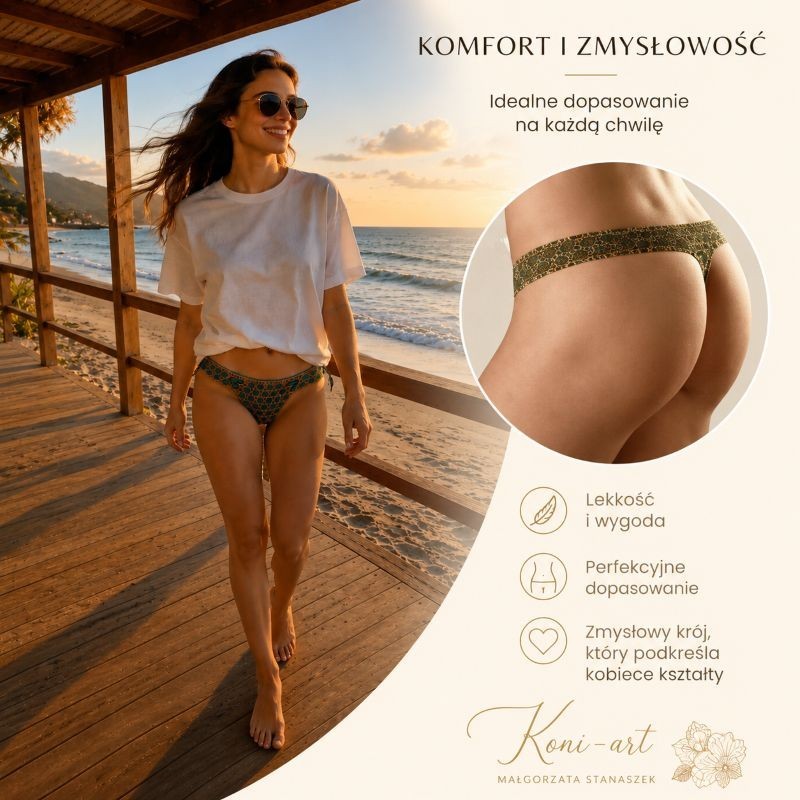 Koronkowe Figi i Stringi Koniakowskie Koni-art 13